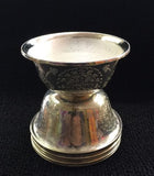 TRADITIONAL SET OF 7 STERLING SILVER TIBETAN BUDDHIST RITUAL OFFERING BOWLS 925
