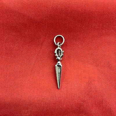 Tibetan Buddhist PHURBA RITUAL DAGGER Pendant STERLING SILVER 925