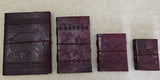 Royal Elephant on SMALL Leather Bound Handmade Paper Journal Diary Note Book