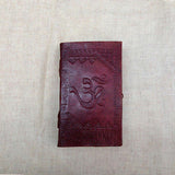 OM AUM INDIAN LARGE Leather Bound Handmade Paper Journal Diary Note Book