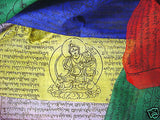 17 feet long 25 Tibetan Buddhist Prayer Flags Cotton Made by Tibetan Refugees MEDIUM