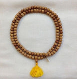 32 Inch Sandal Wood Tibetan Buddhist Prayer Rosary Mala 108 Beads from Nepal