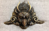 Garuda Mask Tibetan Buddhist Bronze Handcrafted from Nepal Very Detailed Medium