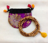 32 Inch Sandal Wood Tibetan Buddhist Prayer Rosary Mala 108 Beads from Nepal