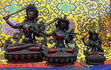 Small Manjushiri Wisdom Buddha Tibetan Statue Handmade from Nepal Resin 4.5 Inch
