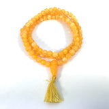 30 Inch Long Tibetan Amber Resin Buddhist Japa Mala 108 Prayer Bead Meditation Yoga Necklace Wrap Bracelet